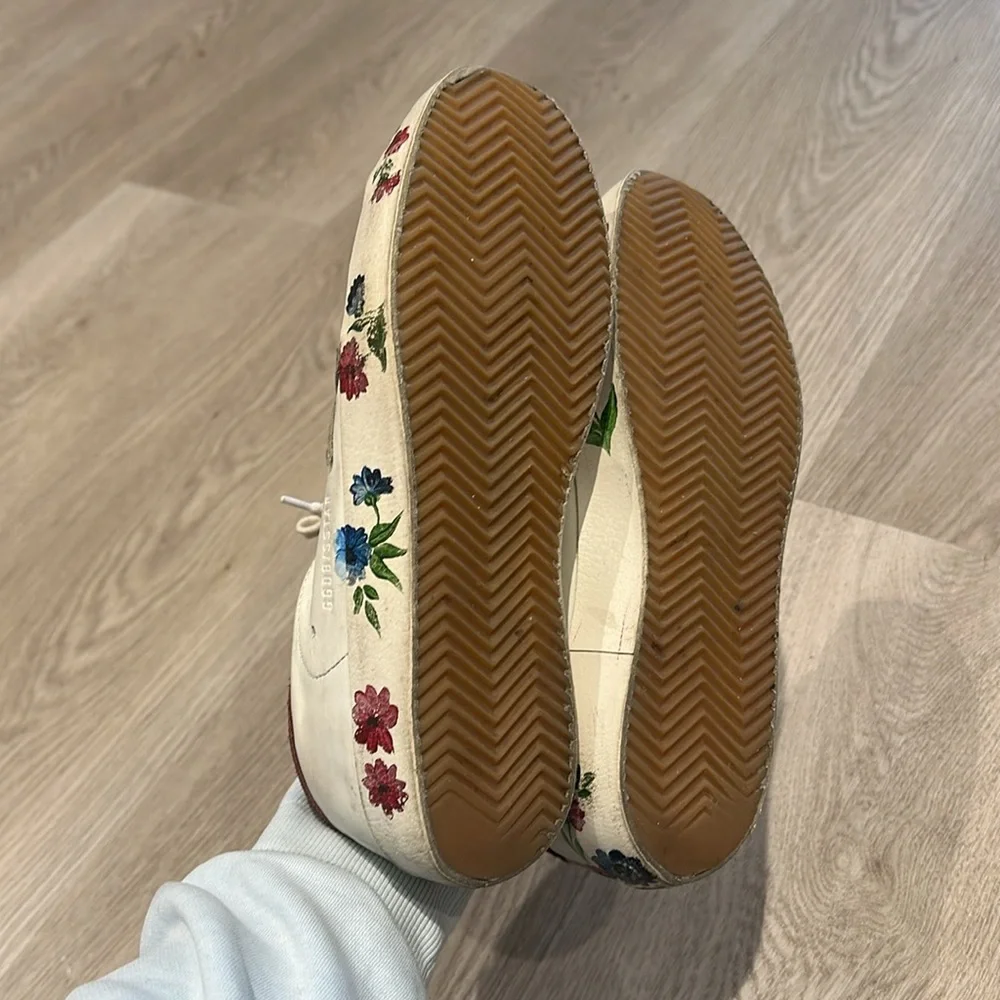 Golden Goose Floral Superstar Sneakers - Picture 6 of 8